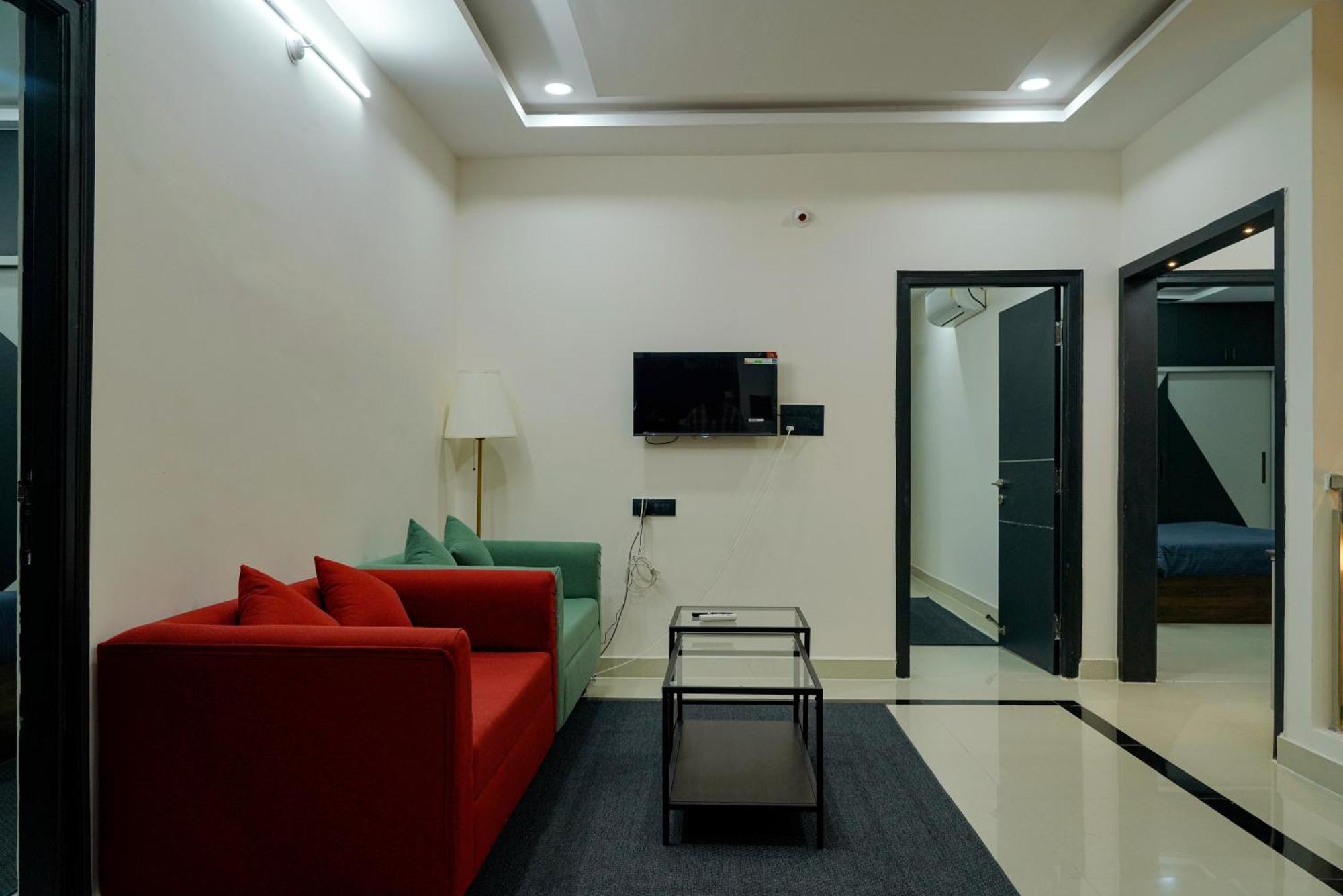N Cube Serviced Apartments Hyderabad Exterior foto